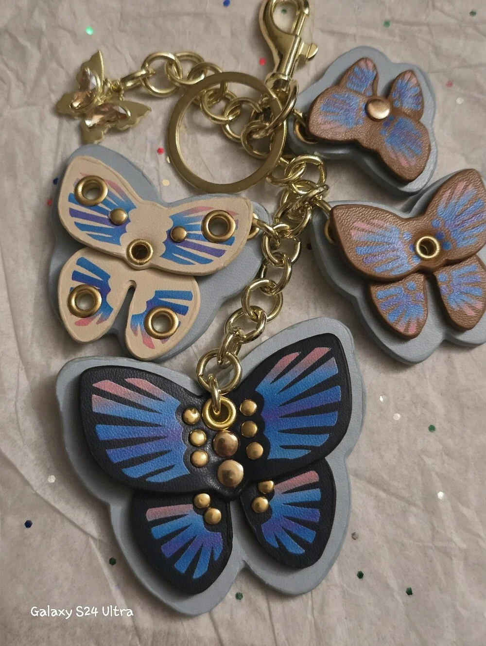 Butterfly Bag Charm/keychain NEW